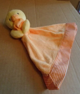 Prestige Baby Orange Duck Lovie Lovey Security Blanket Yellow Chick sa - Picture 1 of 2