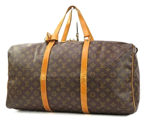 Authentic LOUIS VUITTON Sac Souple 55 Monogram Canvas Duffel Bag #61200 - Picture 1 of 20