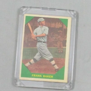 1960 FLEER BASEBALL GREATS BASEBALL CARD #41 FRANK BAKER STACKABLE SNAP CASE - Picture 1 of 2