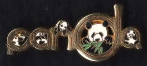 PANDA-TASTIC LETTERED PIN: EACH LETTER FEATURING AN ADORABLE PANDA PHOTO - Picture 1 of 1