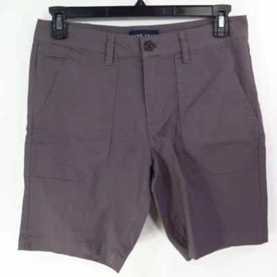Pantalones Cortos Five Four Para Hombre Gris Exterior Cómodos Algodón/Spandex Talla 31 Entrepierna 8" Foto 1 de 4