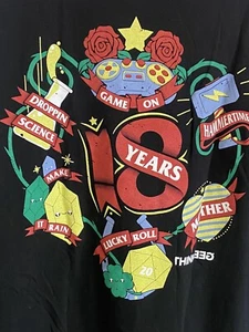 Thinkgeek Timmy tattoo Size XL 18th Anniversary T-shirt Unisex EUC - Picture 1 of 9