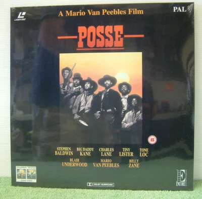 Posse (1993) PAL Laser Disc, Western Film, Stephen Baldwin Big Daddy Kane EE1010 - Image 1 of 2