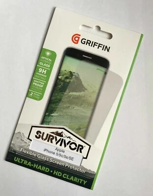 Griffin Survivor for iPhone SE 5 / 5S Flexible HD Retina Glass Screen Protector - Image 1 of 4