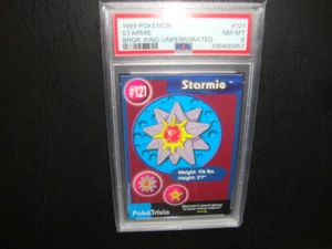 1999 Burger King Pokemon Starmie UnPerforated card #121Psa 8 Nm/Mint - Picture 1 of 1