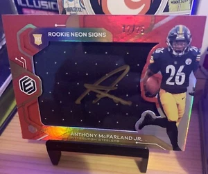 2020 Panini Elements Neon Signs #12/25 Anthony McFarland Jr Rookie Auto RC - Picture 1 of 4