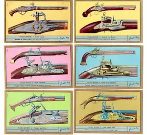 LIEBIG S 1802 F 1799 C/SET ' ANTIQUE GUNS ' V/G PLUS ITALIAN - Picture 1 of 2