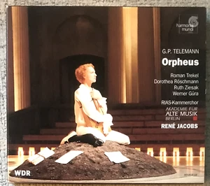 TELEMANN " ORPHEUS " 1994 WORLD PREMIERE RECORDING 2CDS RENE JACOBS - Picture 1 of 1