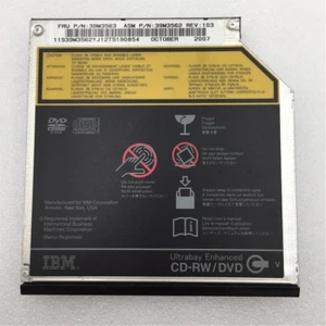 IBM DVD-ROM 8x/CD-RW 24x IDE Internal Black Slimline Drive 39M3563 - Picture 1 of 7