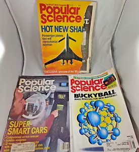 Popular Science 3 Magazines June August 1984 and Aug 1991 Betamax Smart Cars VTG - Foto 1 di 15