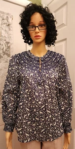 WOMEN'S PULLOVER TOP LADIES COMFORTABLE CAUSAL WEAR BLOUSE CUTE TRENDY RELAX FIT - Picture 1 of 7