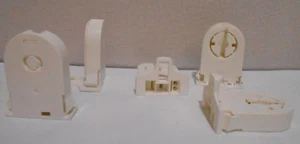 X10 Replacement T8 Snap In Tombstone Fluorescent Lamp Holders / Sockets - Picture 1 of 6