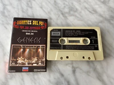 Genesis Gigantes Del Pop Vol 24 CASSETTE Tape SPAIN Import 1981 Phil Collins OOP - Image 1 of 3