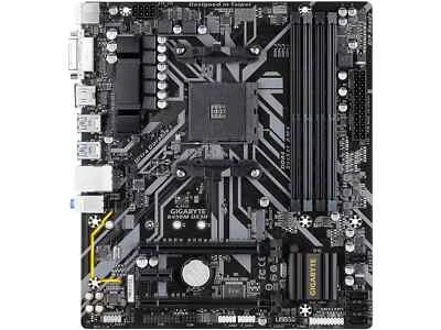 GIGABYTE B450M DS3H AM4 Micro ATX AMD Motherboard - Image 1 of 4