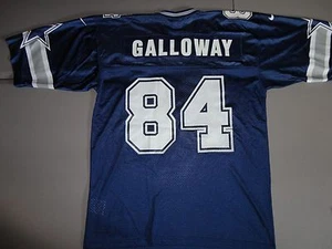 Vintage Blue Nike Dallas Cowboys #84 Joey Galloway NFL Screen Jersey MEN M Nice - Picture 1 of 5