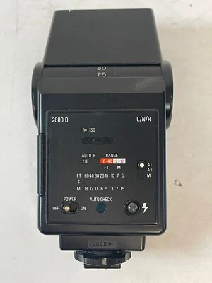 Vivitar Auto Thyristor 2800 D Film Camera Flash - Tested - Image 1 of 4