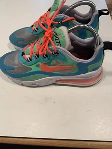 Nike Airmax 270 react Green Orange Blue Size 5 RRP £140 - Picture 1 of 4