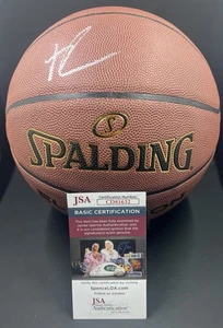 Stephon Castle Signed Spalding Basketball JSA San Antonio Spurs Size 7 - Picture 1 of 3