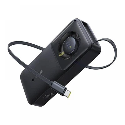 Baseus OS Free2Pull Powerbank, 10.000mAh, 70cm ausziehbares USB-C Kabel + USB-C, - Bild 1 von 4