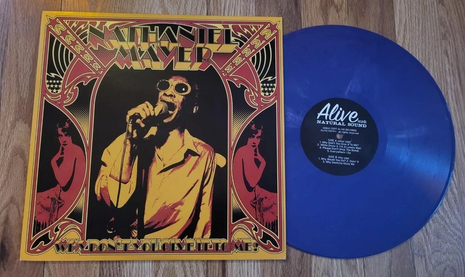 Nathaniel Mayer - WHY DON'T YOU GIVE IT TO ME! - LP 2007 Purple wax EX - Image 1 of 1