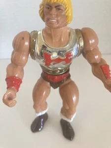 VINTAGE MOTU He-Man Masters of the Universe Action Figure 1985 Flying Fists - Picture 1 of 7