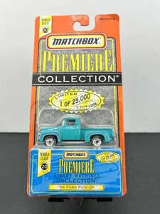 Matchbox 1997 Premiere Collection World Class Series 20 '56 Ford Pick-up Teal - Picture 1 of 4
