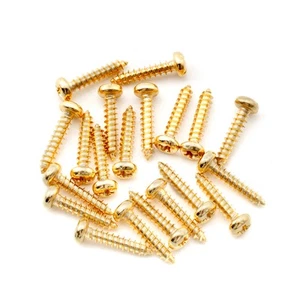 Tornillos de clavija de afinación Musiclily Ultra 20 piezas dorados 2,1 x 10 mm de acero inoxidable - Imagen 1 de 5