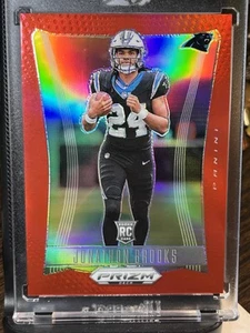 Jonathon Brooks 2024 Panini Prizm Deca FOTL TRUE RED SSP /199 RC Rookie RARE - Picture 1 of 2