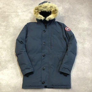 Canada Goose Men's Super Warm Down Jacket with Fur Hood, Size M US - Picture 1 of 12