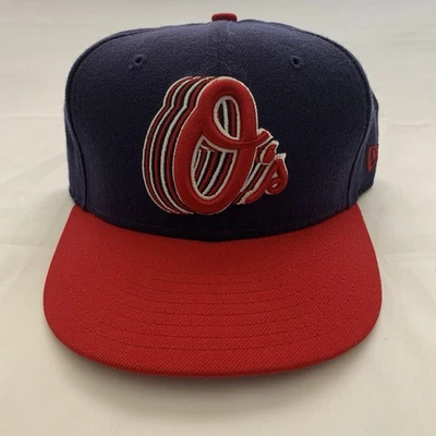 Baltimore Orioles New Era 59Fifty MLB Fitted Hat PRE-LOVED - Size 7 3/8 - Image 1 of 4