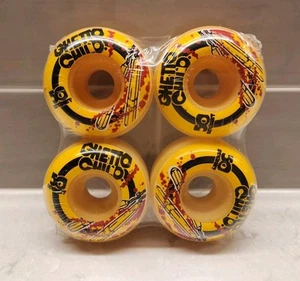 Ghetto Bambino Nunchuck Ruote Skateboard 50mm NUOVE SIGILLATE Sangue Y2K - Foto 1 di 17