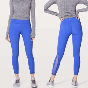 Lululemon Train Times 7/8 Pant Leggings 25” in Blazer Blue 4 - Picture 1 of 7