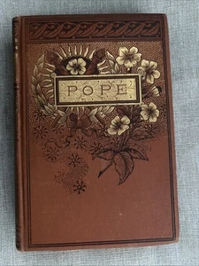 Political Works Of Alexander Pope Hardcover Burst And Company Antique 1880’s - Imagen 1 de 23