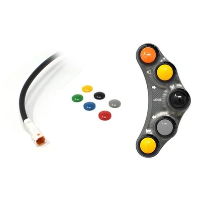 INTERRUPTOR IZQUIERDO VERSIÓN CALLE TITANIO JETPRIME DUCATI MONSTER 1200/S 2014-18 Foto 1 de 4