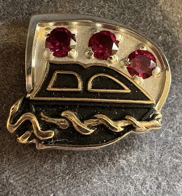 OC Tanner Service Emblem Pin 10K Rubies Clutch & Tie Clip NIB - Image 1 of 4