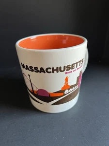 2102 Dunkin Donuts Massachusetts Destination Limited Edition Mug NIB Orange 14oz - Picture 1 of 4