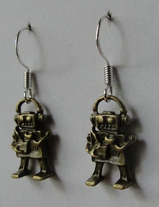 Paranoid Android! earrings robot artificial intelligence AI bender - Picture 1 of 3
