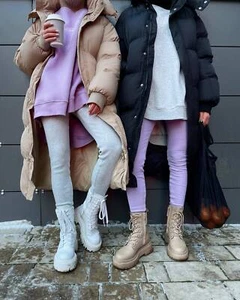 Women's Casual Autumn And Winter Long Loose-fitting Hoodie Long Sleeve Zipper Th - Picture 1 of 11