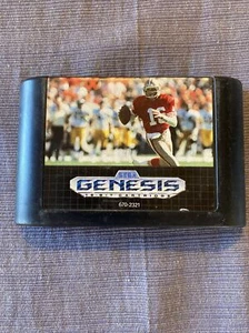 NFL Sports Talk Football '93 Starring Joe Montana (Sega Genesis,1992) Authentic - Picture 1 of 5