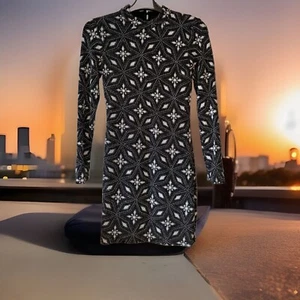 Black Sparkly Topshop Dress fits 6 upto a 10 - Picture 1 of 6