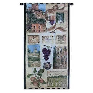 Wine Country II North American Made Woven Tapestry Wall Hanging - Picture 1 of 1