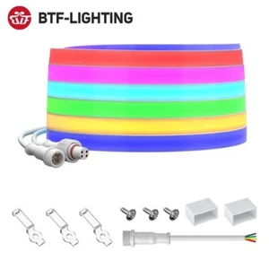 Fcob led streifen licht 5m ip68 840leds 24v rgb cob fob im freien wasserdicht - Bild 1 von 5