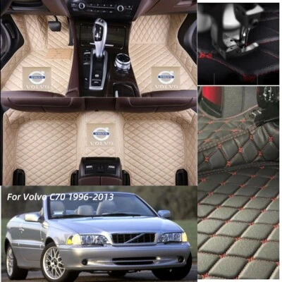 Handmade Fit VOLVO C70 1996-2013 Car Floor Mats AutoLiner Rugs Foot Carpets - Image 1 of 4