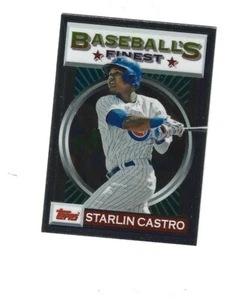 2013 Finest 93 Finest #SC Starlin Castro Chicago Cubs - Picture 1 of 1