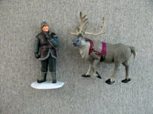 Disney💖Princess-Frozen Figures-Kristoff-Sven Reindeer 4" Lot Z27 - Picture 1 of 2