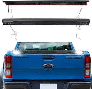 Protector de borde de carga portón trasero con accesorios LED para Ford Ranger Wildtrak 2015-2022 - Imagen 1 de 11