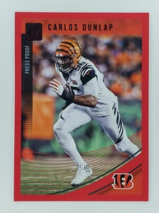 2018 Panini Donruss - Press Proof Red #62 Carlos Dunlap - Picture 1 of 2