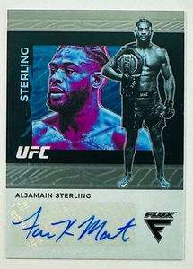 2022 Chronicles Flux UFC Aljamain Sterling Auto Autograph #FX-AJS - Picture 1 of 2