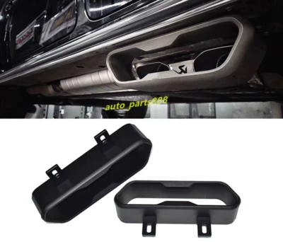 For Mercedes-Benz w463a w464 G63 Black aluminum Exhaust Muffler Decorative Trim - Imagem 1 de 4