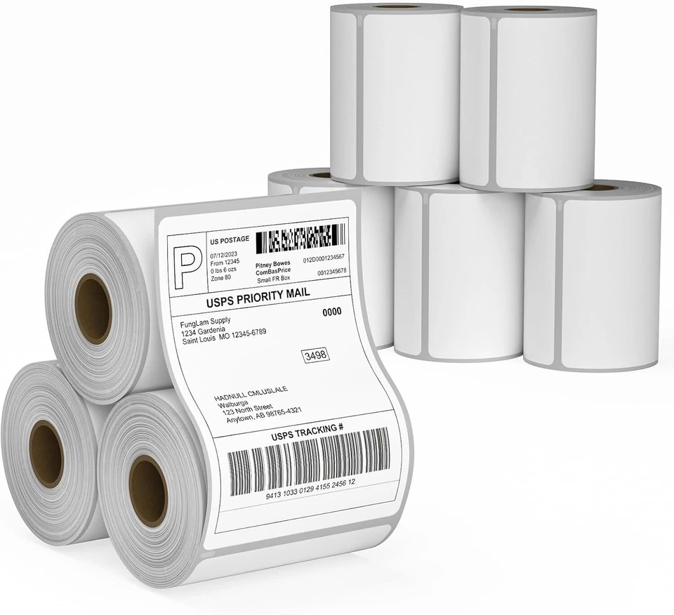 FOR DYMO LABELWRITER 4XL 1744907 Thermal Shipping Labels For DYMO 4XL 4"x6" 220/Roll for e-commerce US
